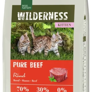 Preisreduziert REAL NATURE WILDERNESS Kitten Pure Beef 2,5 kg